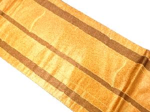 アンティーク　竹縞模様織り出し袋帯（着用可）